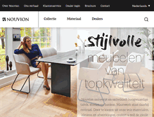 Tablet Screenshot of nouvion.nl